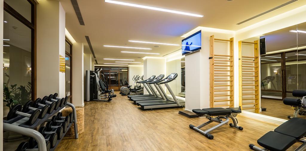 Herbert Samuel Jérusalem Extérieur photo The gym at the hotel