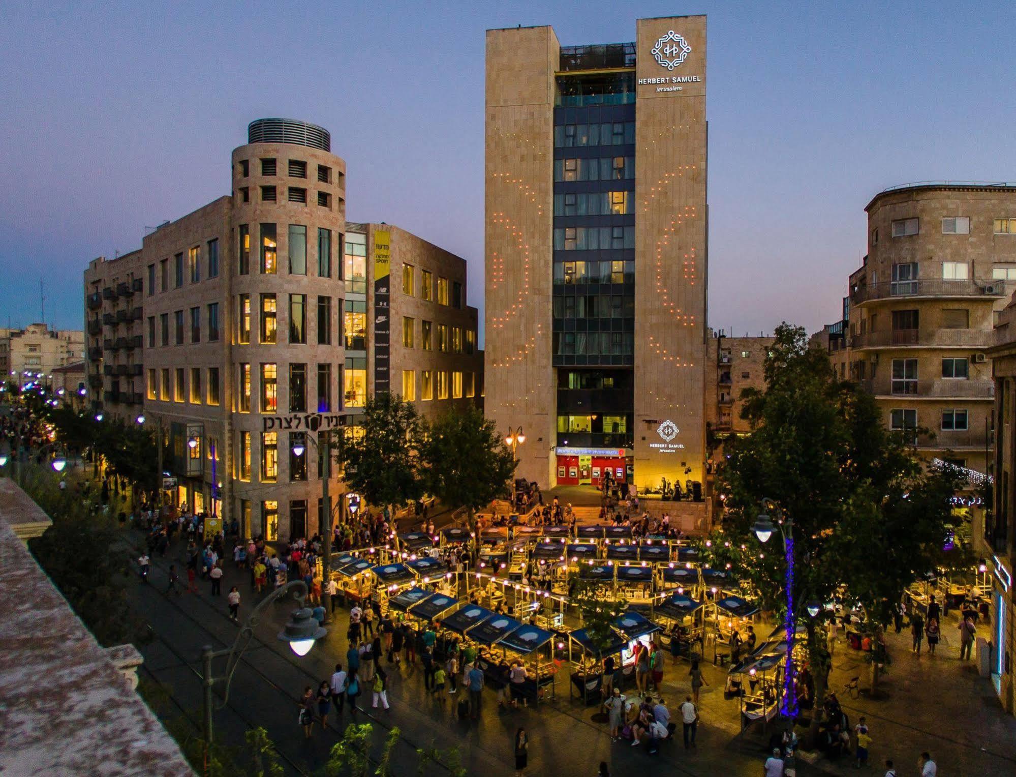 Herbert Samuel Jérusalem Extérieur photo The square at night